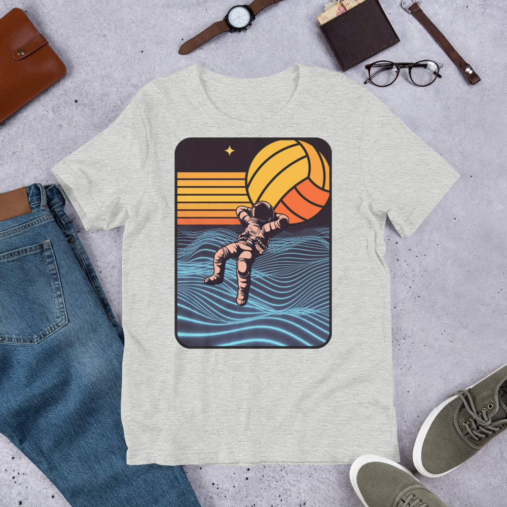 My Water Polo Game is out of this World - Astronaut Space Man - Unisex Soft T-shirt - Bella Canvas 3001