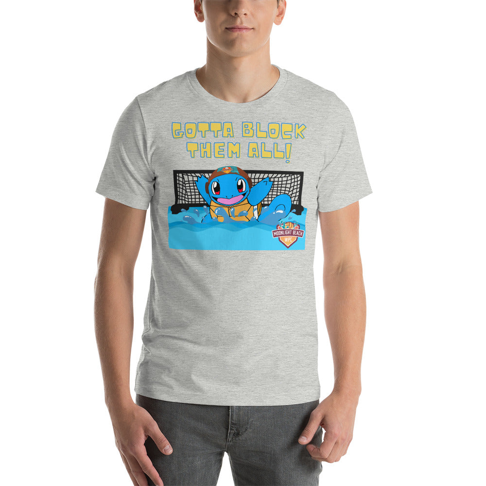 Gotta Block Them All! Moonlight Beach WPC cap - Unisex Soft T-shirt - Bella Canvas 3001