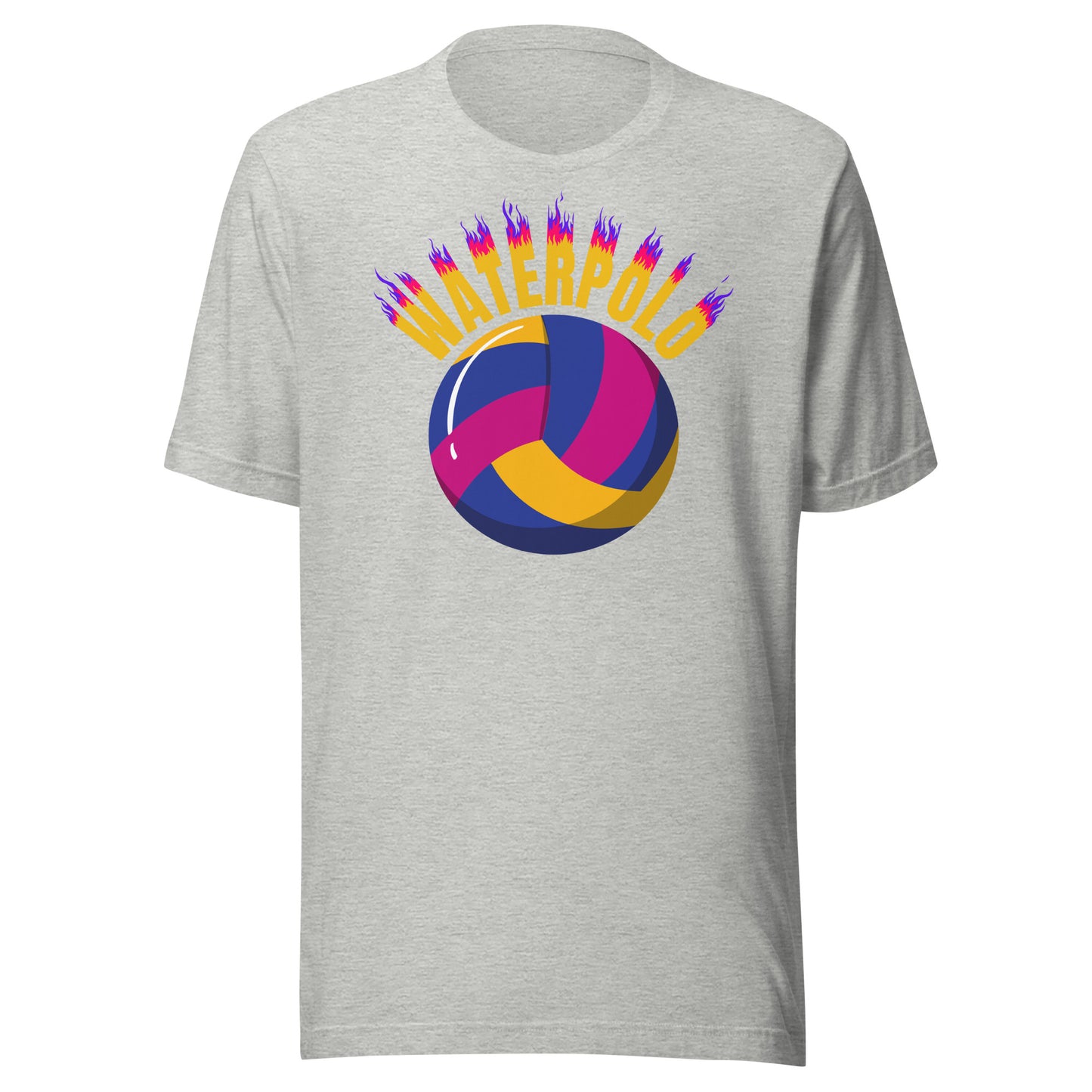 Water Polo on Fire Unisex t-shirt Bella Canvas 3001