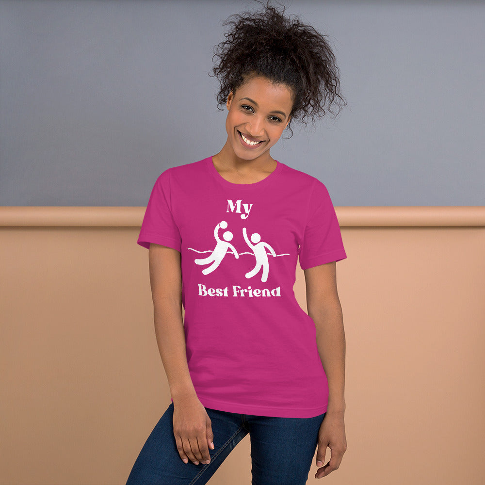 My Best Friend Plays Waterpolo - Unisex Soft T-shirt - Bella Canvas 3001