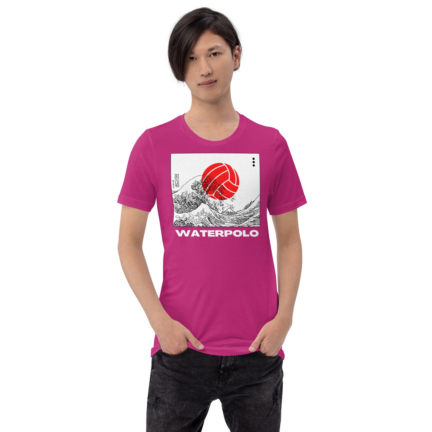 Japanese Art Waterpolo Sunset - Unisex Soft T-shirt - Bella Canvas 3001
