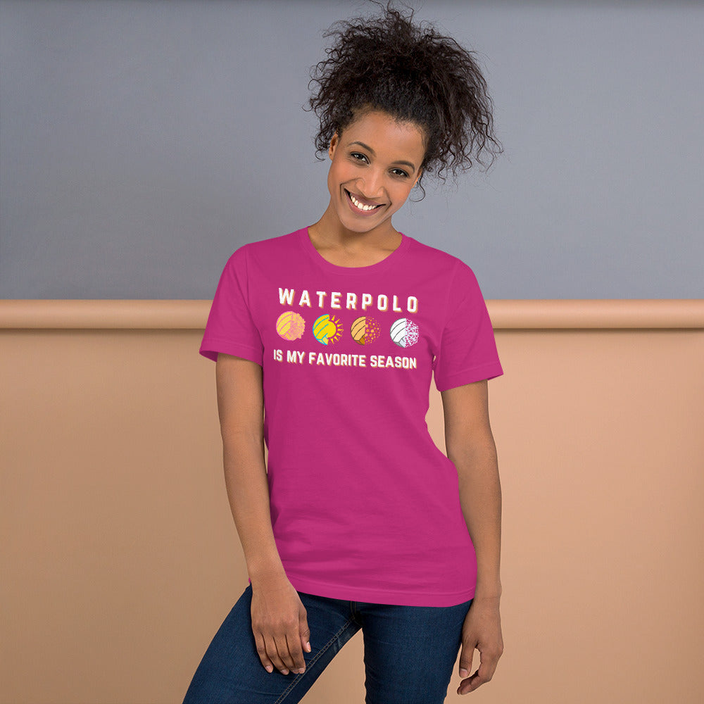 Waterpolo is my Season- Unisex Soft T-shirt - Bella Canvas 3001