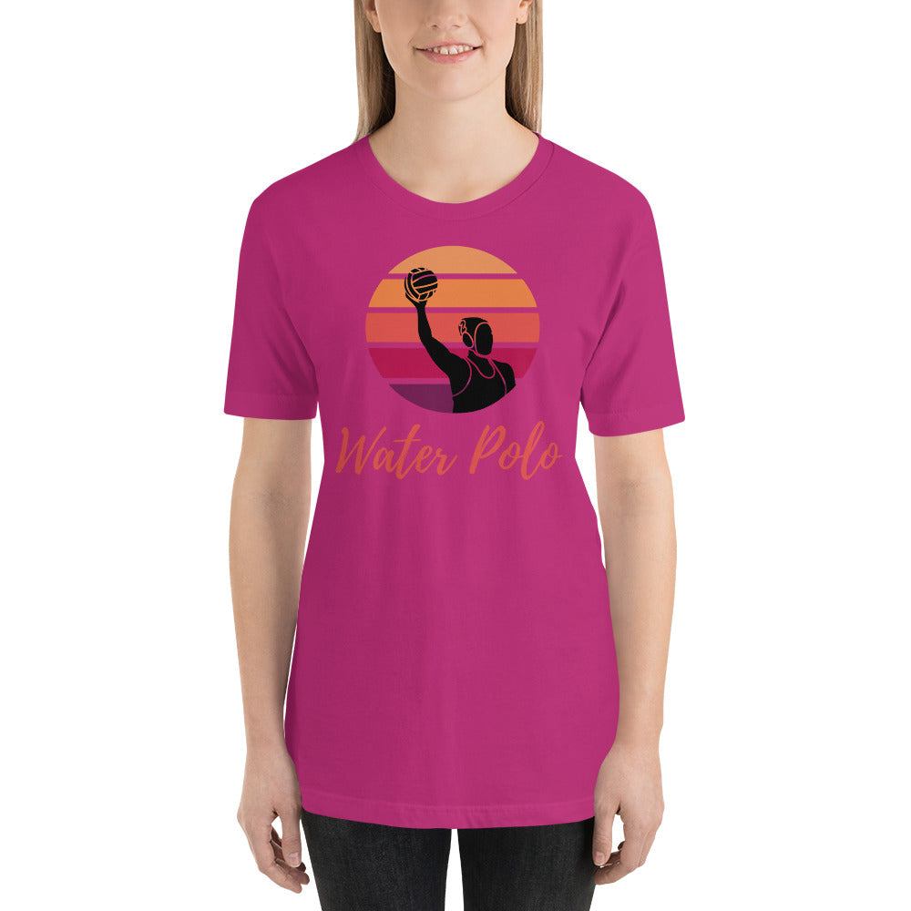 Sunset Girl Silhouette Unisex t-shirt Bella Canvas 3001
