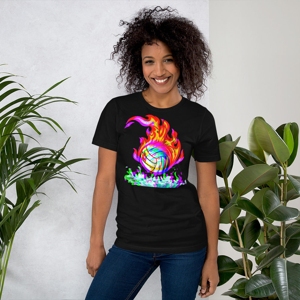 Ball in Flames - Unisex Soft T-shirt - Bella Canvas 3001