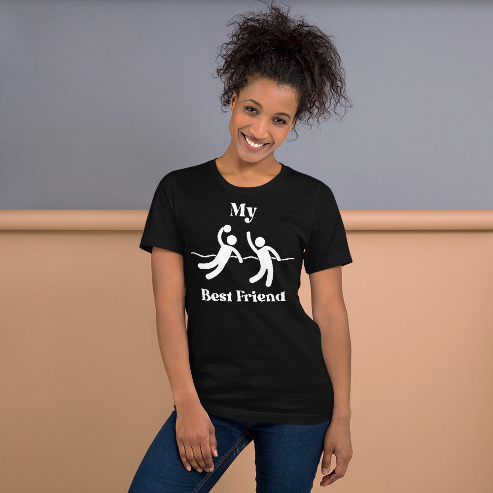 My Best Friend Plays Waterpolo - Unisex Soft T-shirt - Bella Canvas 3001