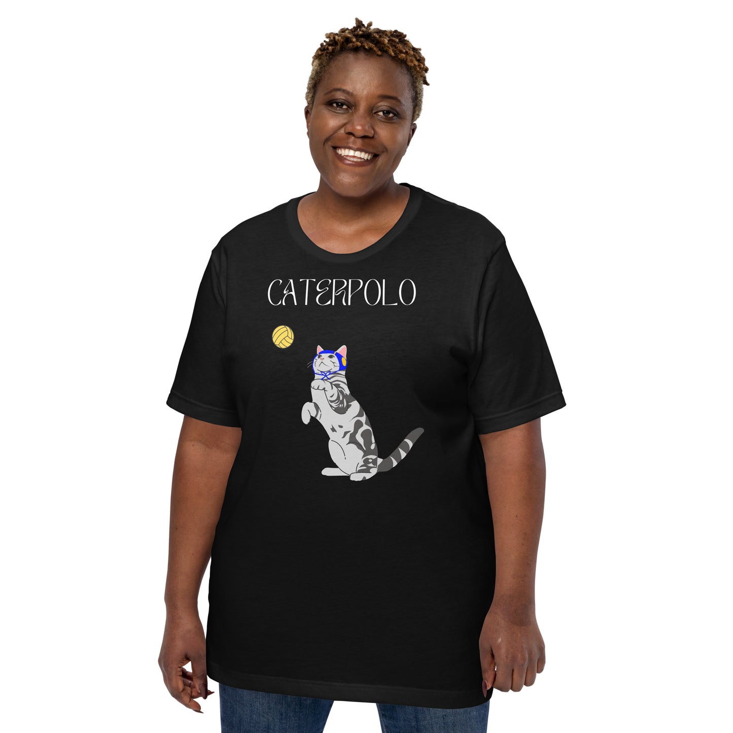 Caterpolo, if cats played waterpolo - Unisex Soft T-shirt - Bella Canvas 3001