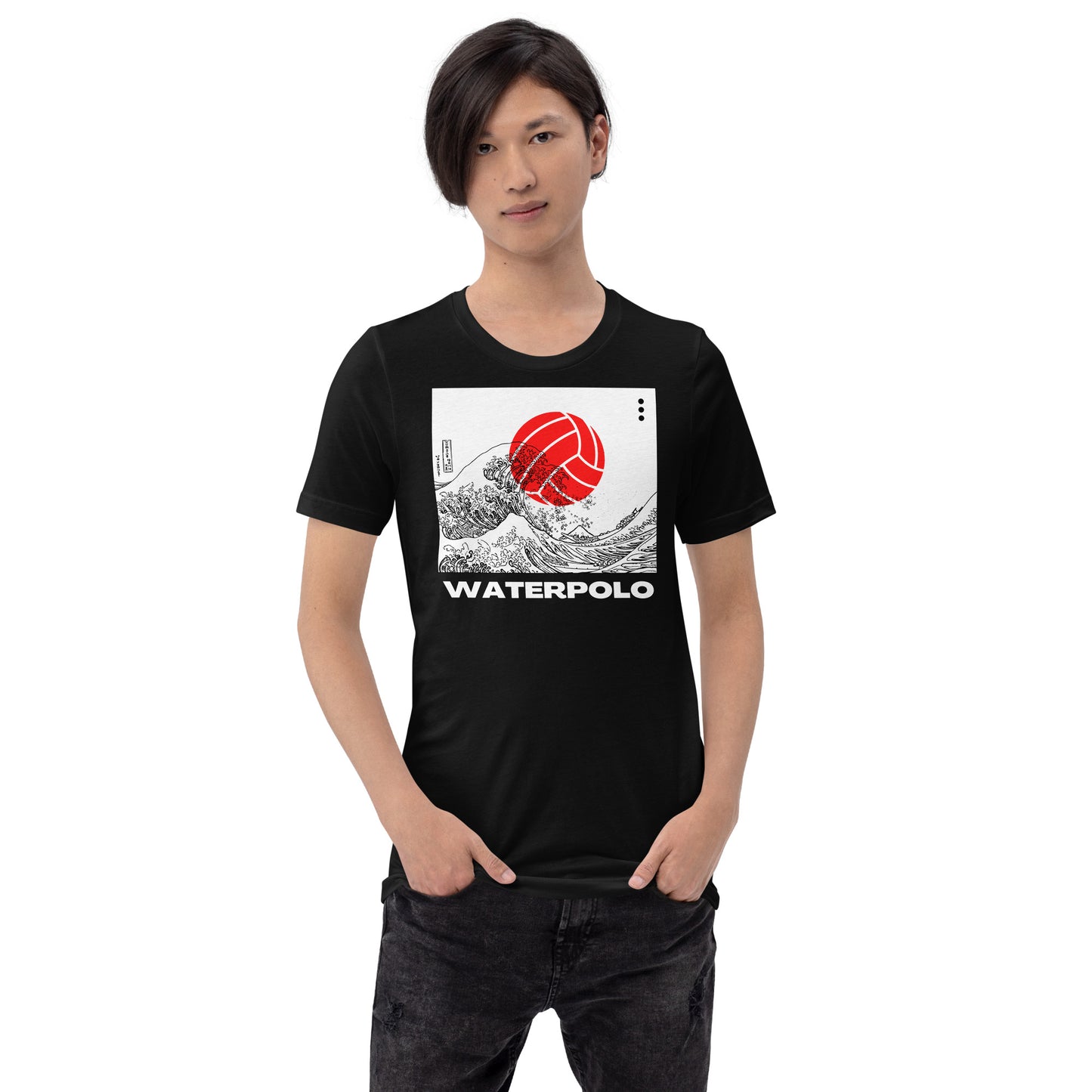 Japanese Art Waterpolo Sunset - Unisex Soft T-shirt - Bella Canvas 3001