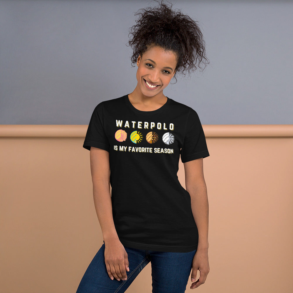 Waterpolo is my Season- Unisex Soft T-shirt - Bella Canvas 3001