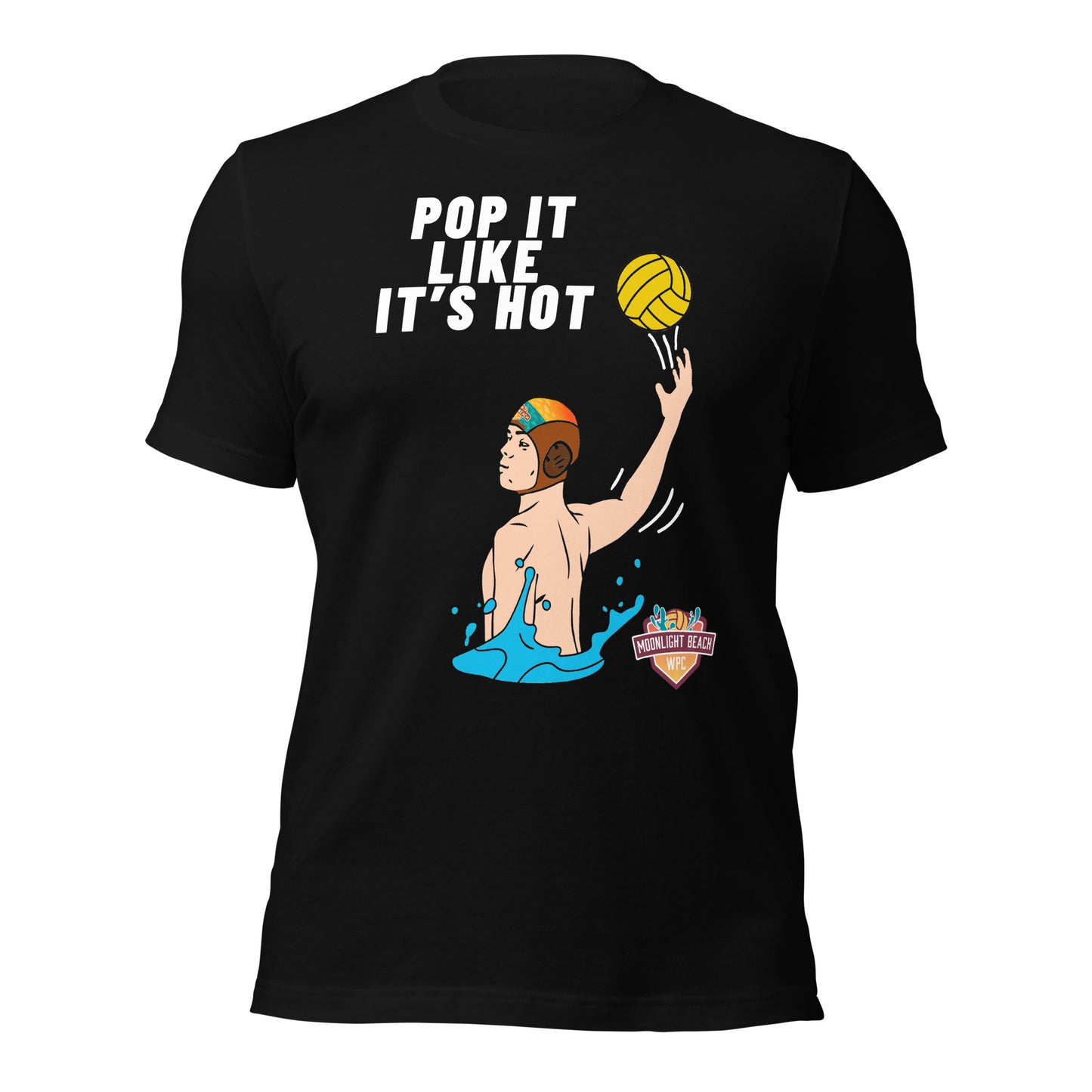 Moonlight Beach WPC Pop it like it’s hot (color) Unisex t-shirt Bella Canvas 3001
