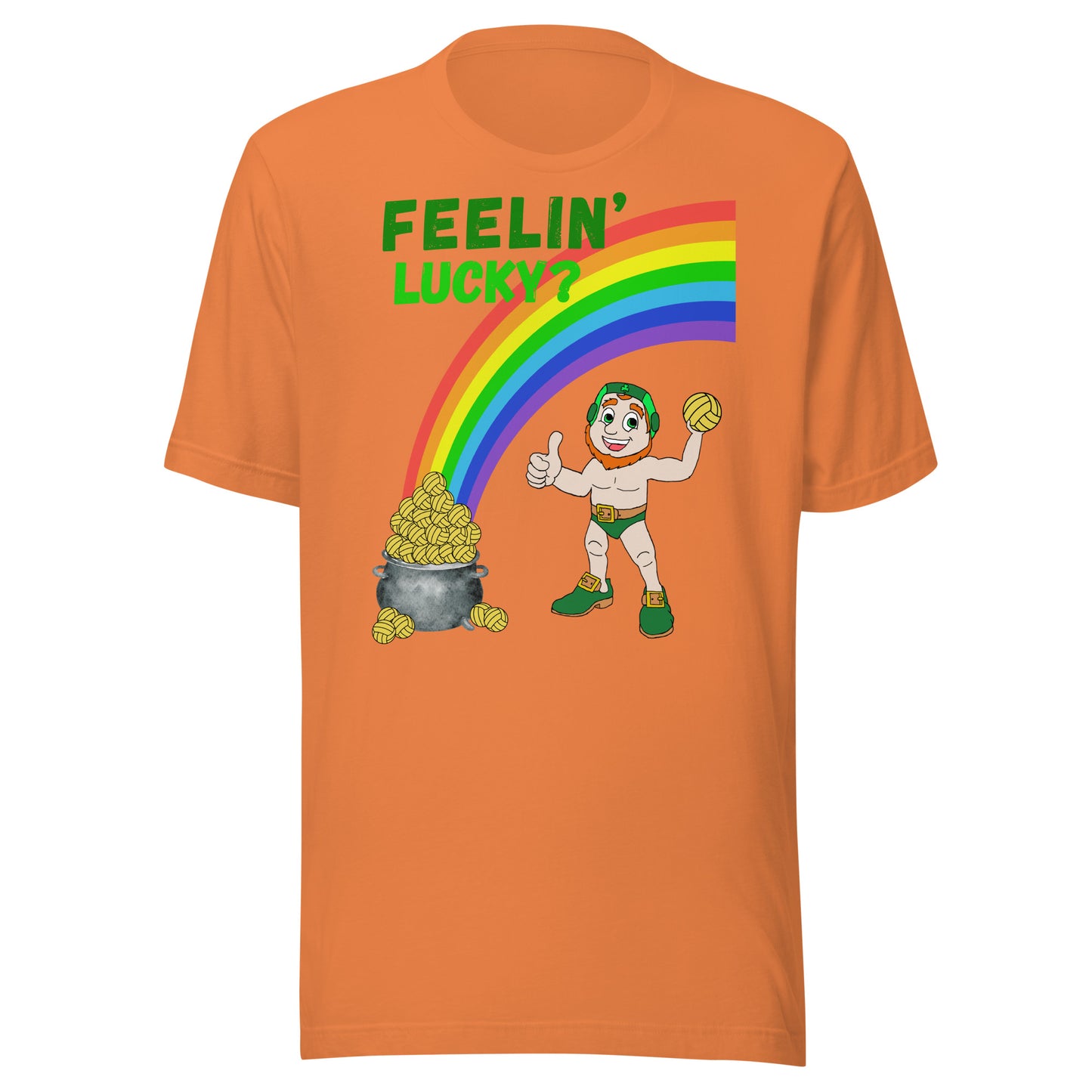 Feeling lucky? St. Patty’s day Water Polo Unisex t-shirt Bella Canvas 3001