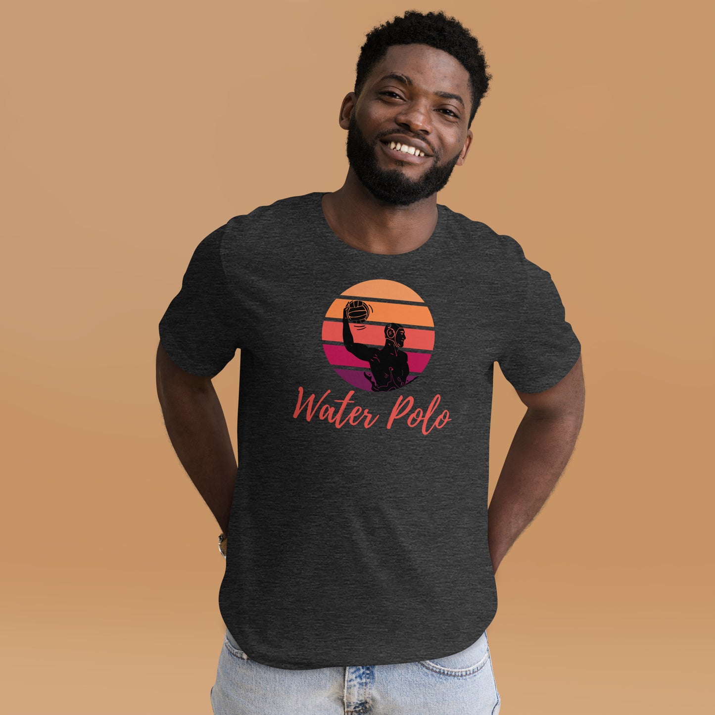 Sunset Male Silhouette Unisex t-shirt Bella Canvas 3001