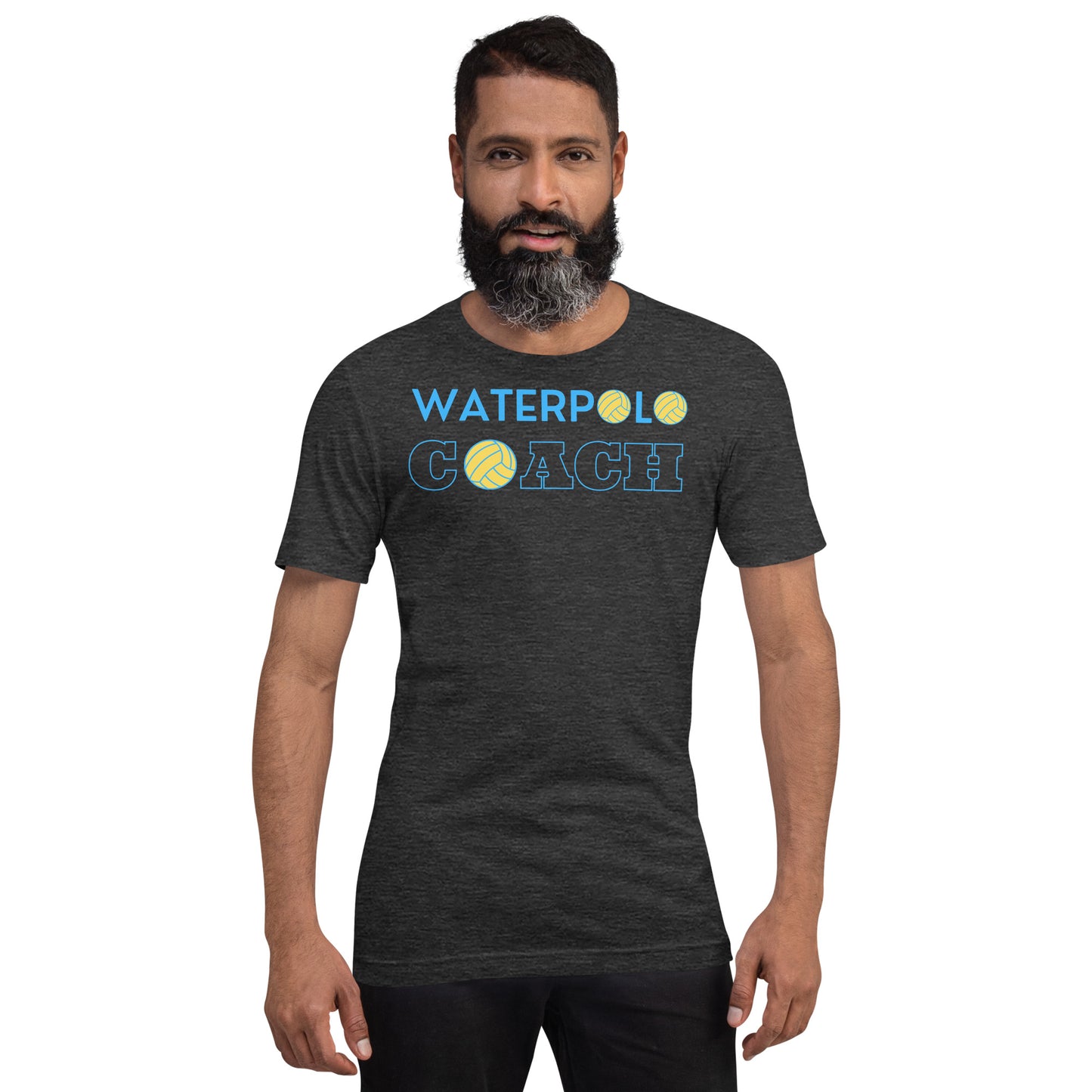 Waterpolo Coach in Blue - Unisex Soft T-shirt - Bella Canvas 3001
