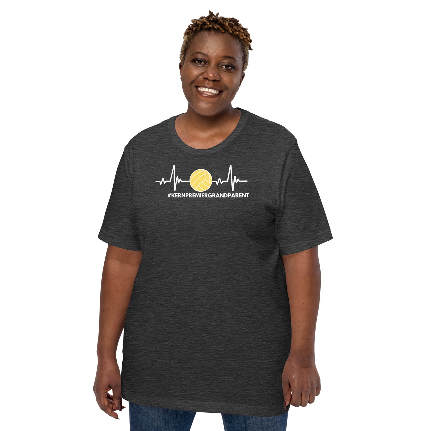 Kern Premier Grandparent Heartbeat - Unisex Soft T-shirt - Bella Canvas 3001
