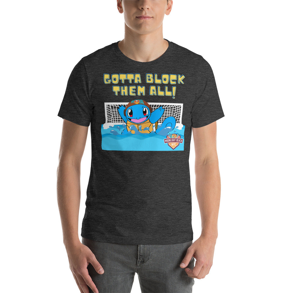 Gotta Block Them All! Moonlight Beach WPC cap - Unisex Soft T-shirt - Bella Canvas 3001