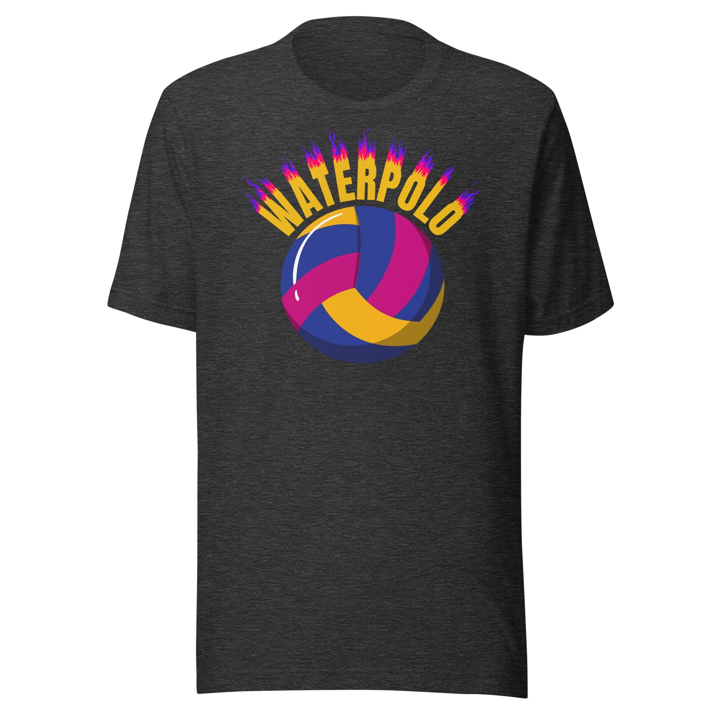 Water Polo on Fire Unisex t-shirt Bella Canvas 3001