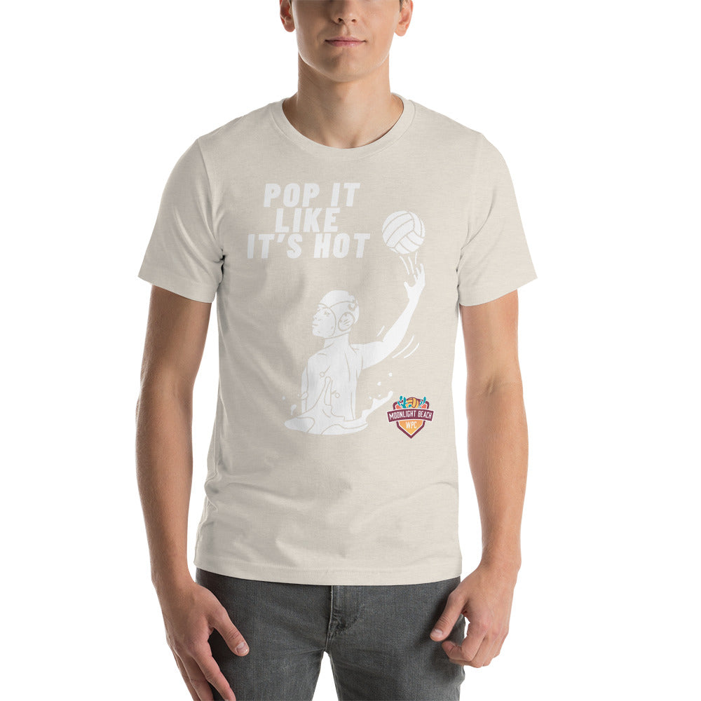 Moonlight Beach WPC Pop it like it’s hot Unisex t-shirt Bella Canvas 3001