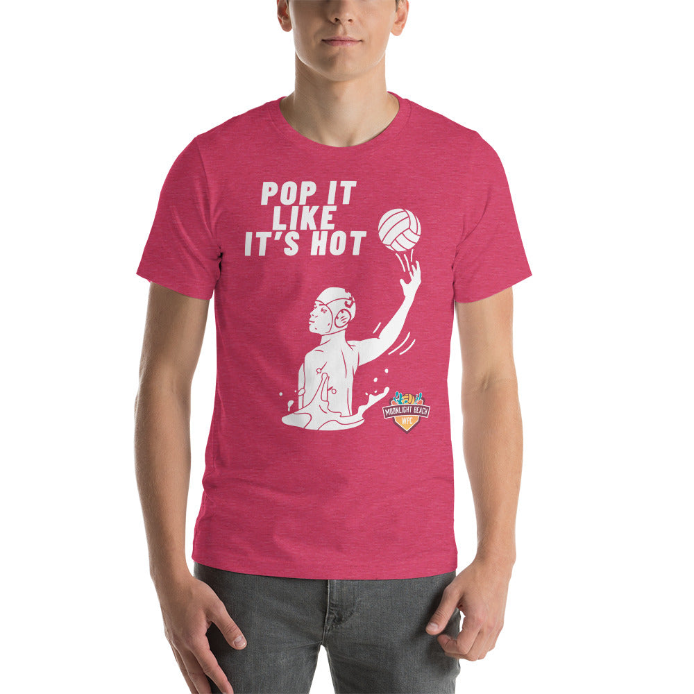 Moonlight Beach WPC Pop it like it’s hot Unisex t-shirt Bella Canvas 3001
