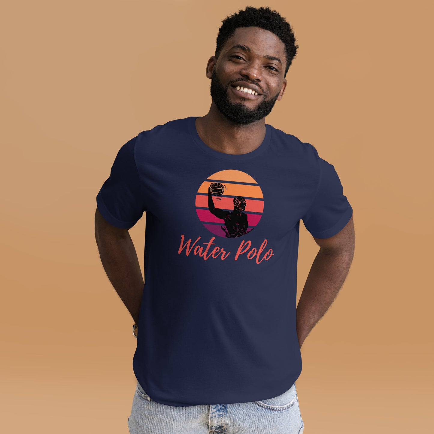 Sunset Male Silhouette Unisex t-shirt Bella Canvas 3001
