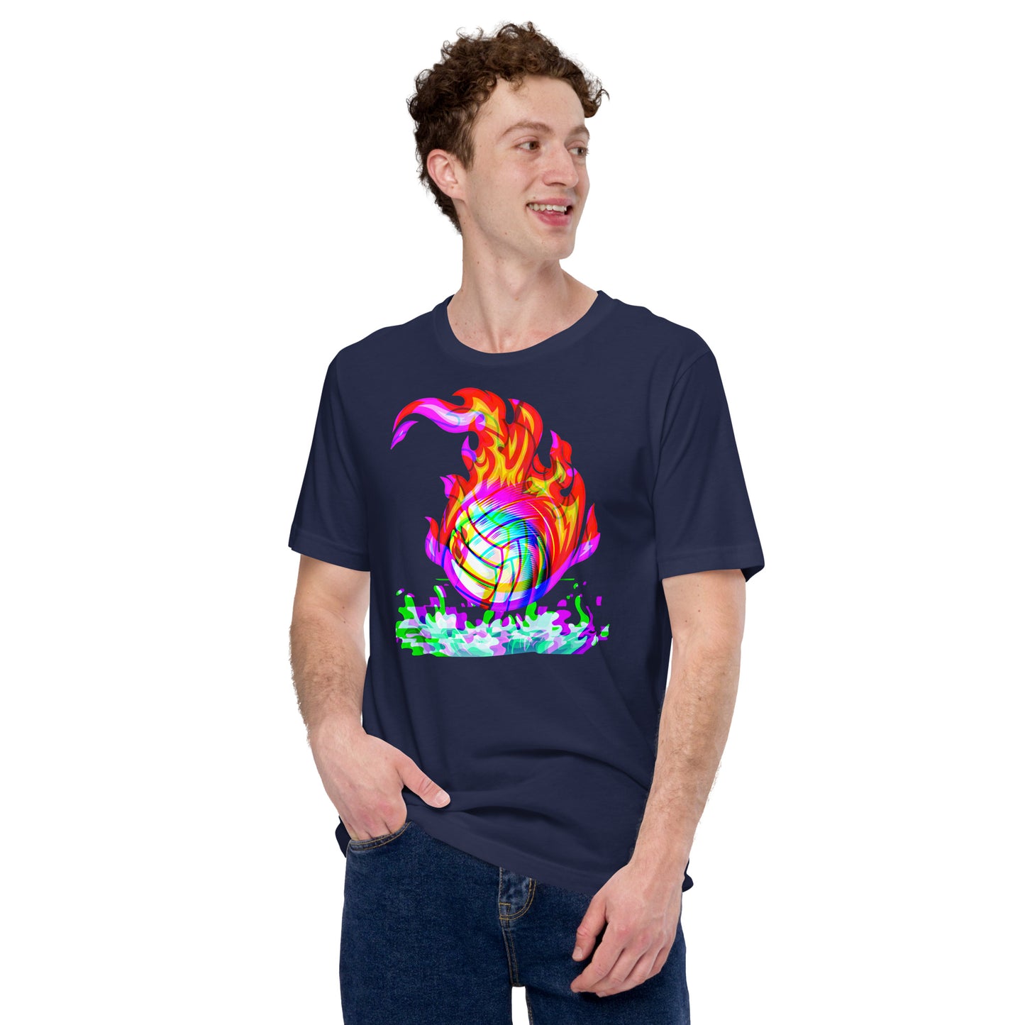 Ball in Flames - Unisex Soft T-shirt - Bella Canvas 3001