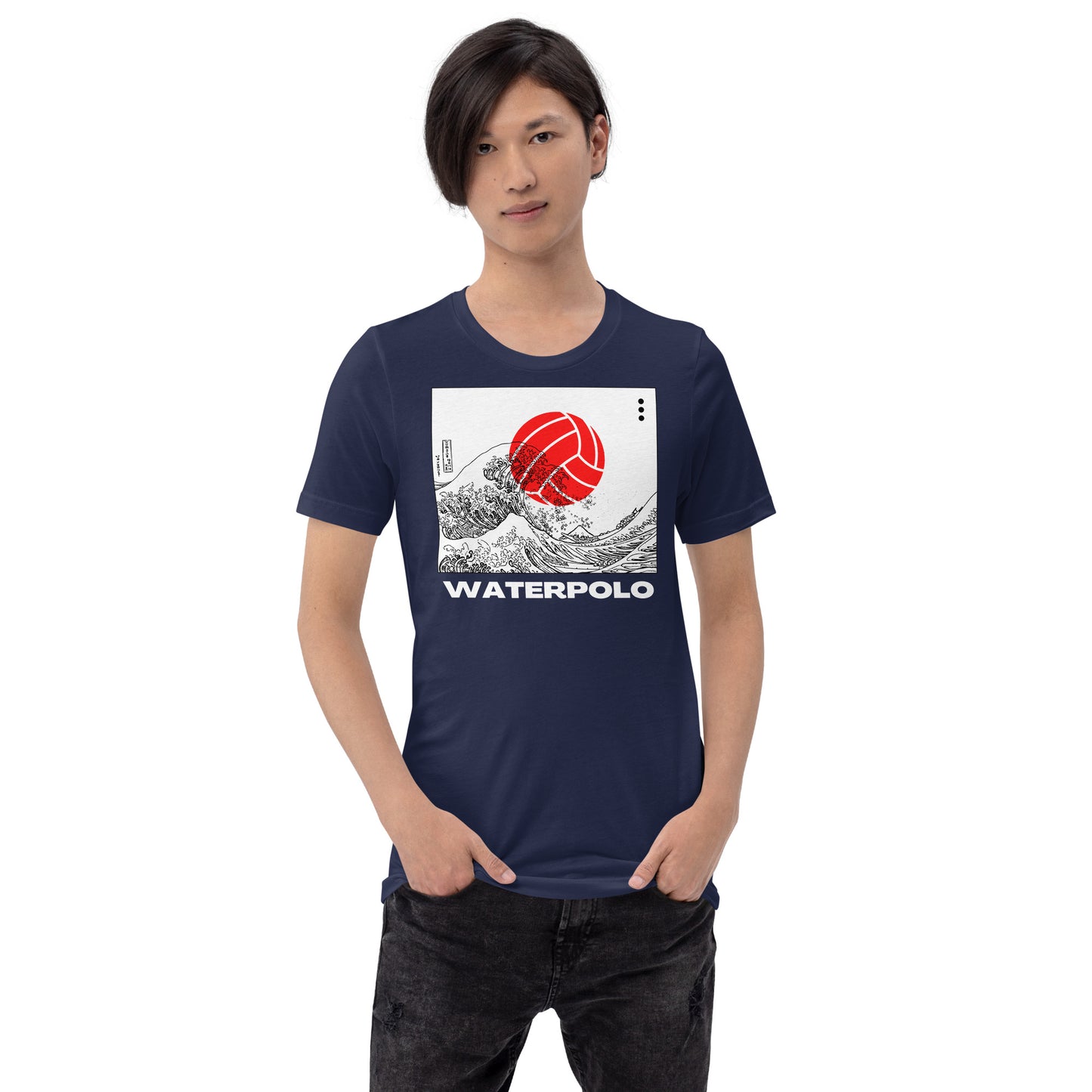 Japanese Art Waterpolo Sunset - Unisex Soft T-shirt - Bella Canvas 3001