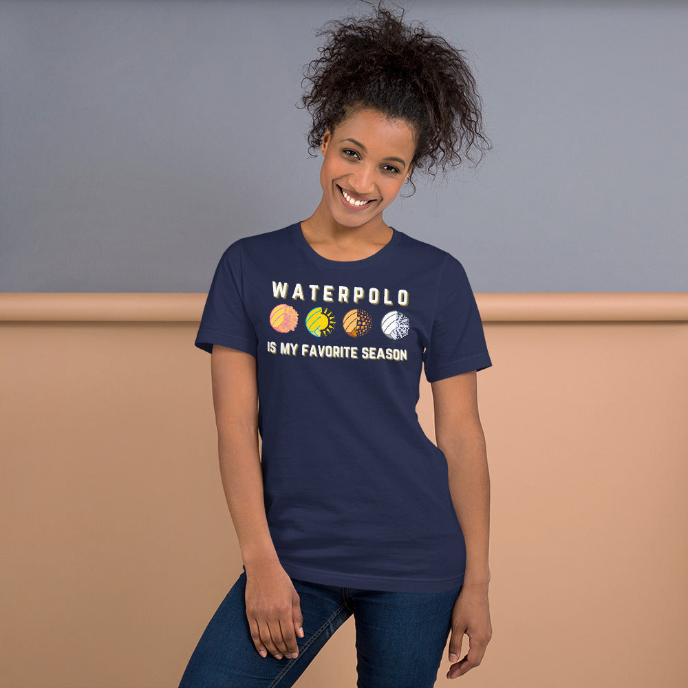 Waterpolo is my Season- Unisex Soft T-shirt - Bella Canvas 3001