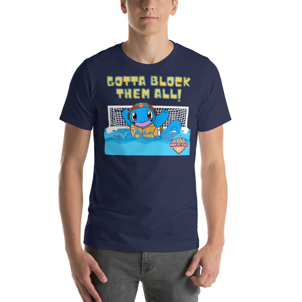 Gotta Block Them All! Moonlight Beach WPC cap - Unisex Soft T-shirt - Bella Canvas 3001