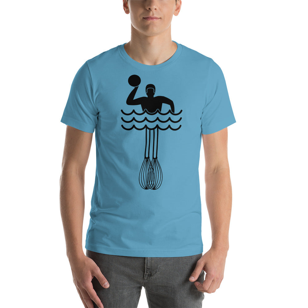 Egg Beatering Male Silhouette - Unisex Soft T-shirt - Bella Canvas 3001