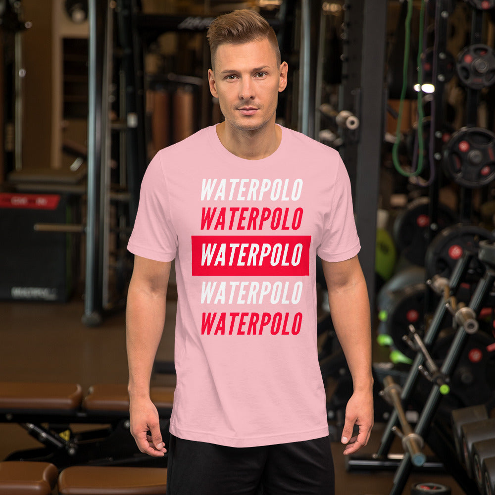 Waterpolo is Supreme! Multi Line Text - Unisex Soft T-shirt - Bella Canvas 3001