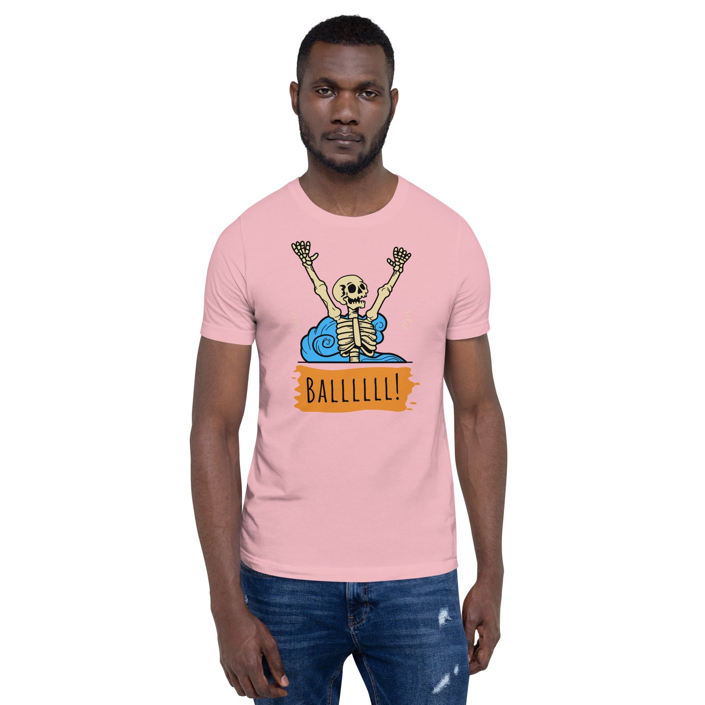 Gimme the Ball Skeleton - Unisex Soft T-shirt - Bella Canvas 3001