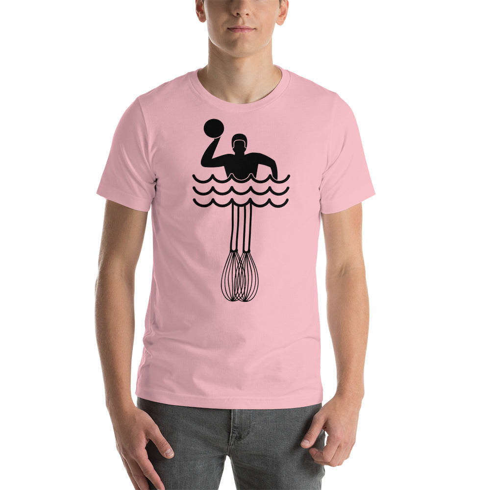 Egg Beatering Male Silhouette - Unisex Soft T-shirt - Bella Canvas 3001