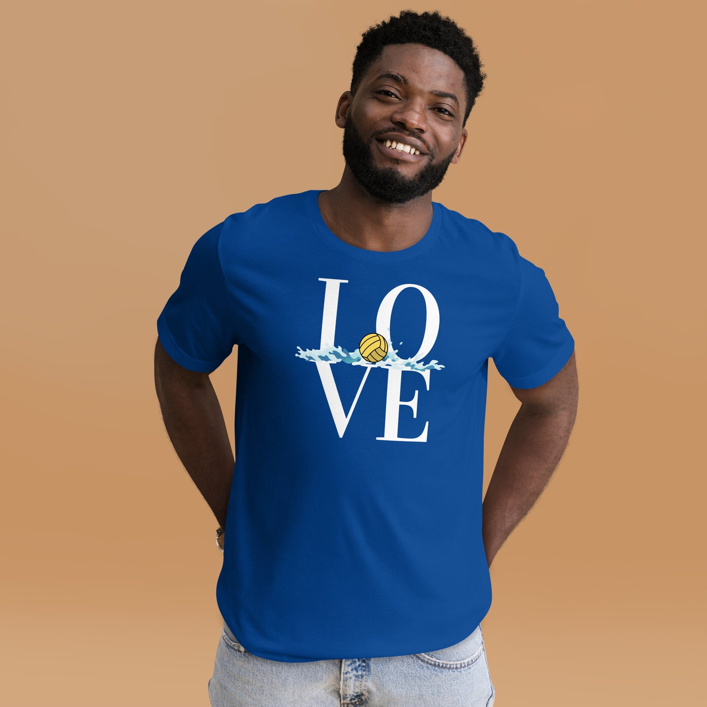 LOVE Waterpolo with a Small Splash - Unisex Soft T-shirt - Bella Canvas 3001