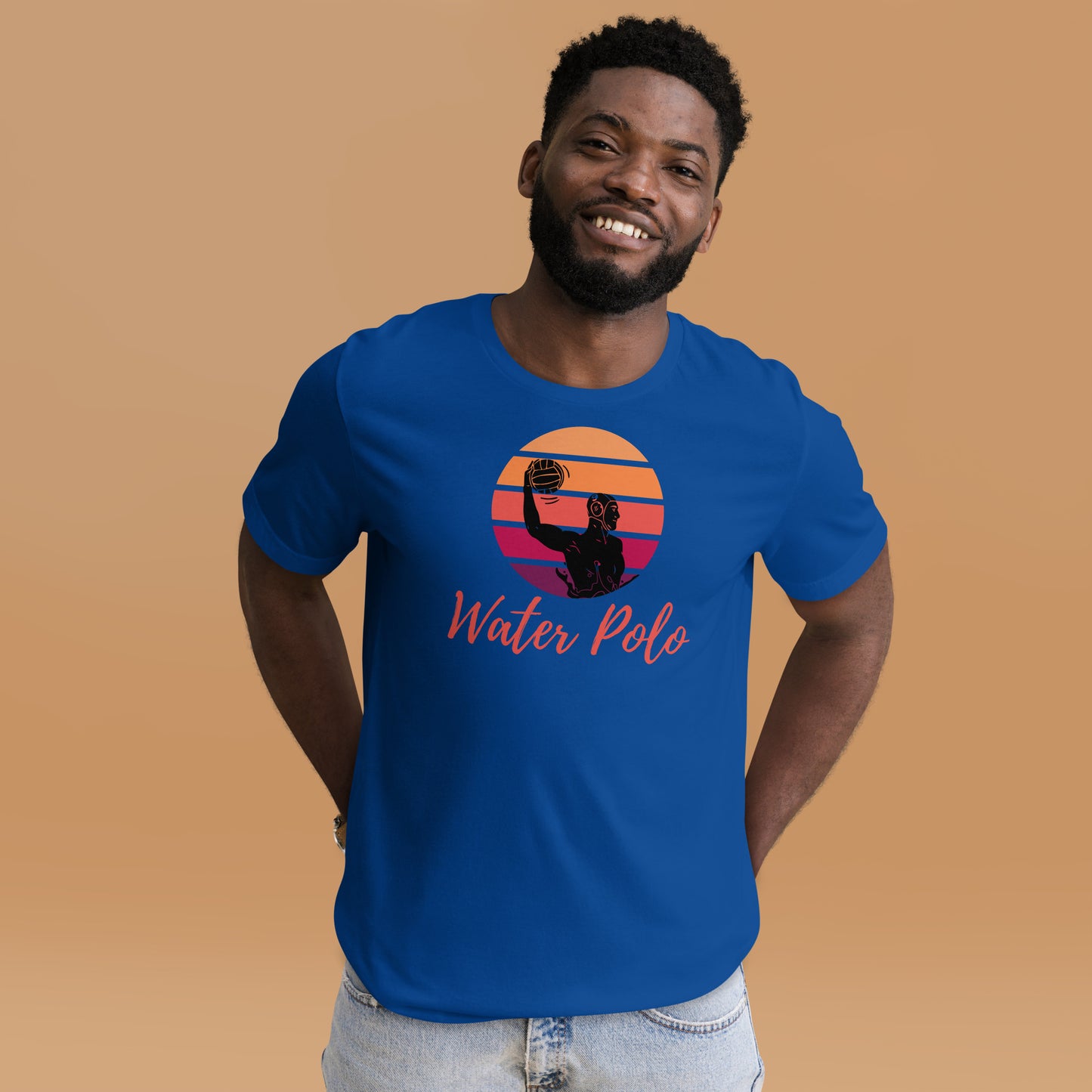 Sunset Male Silhouette Unisex t-shirt Bella Canvas 3001