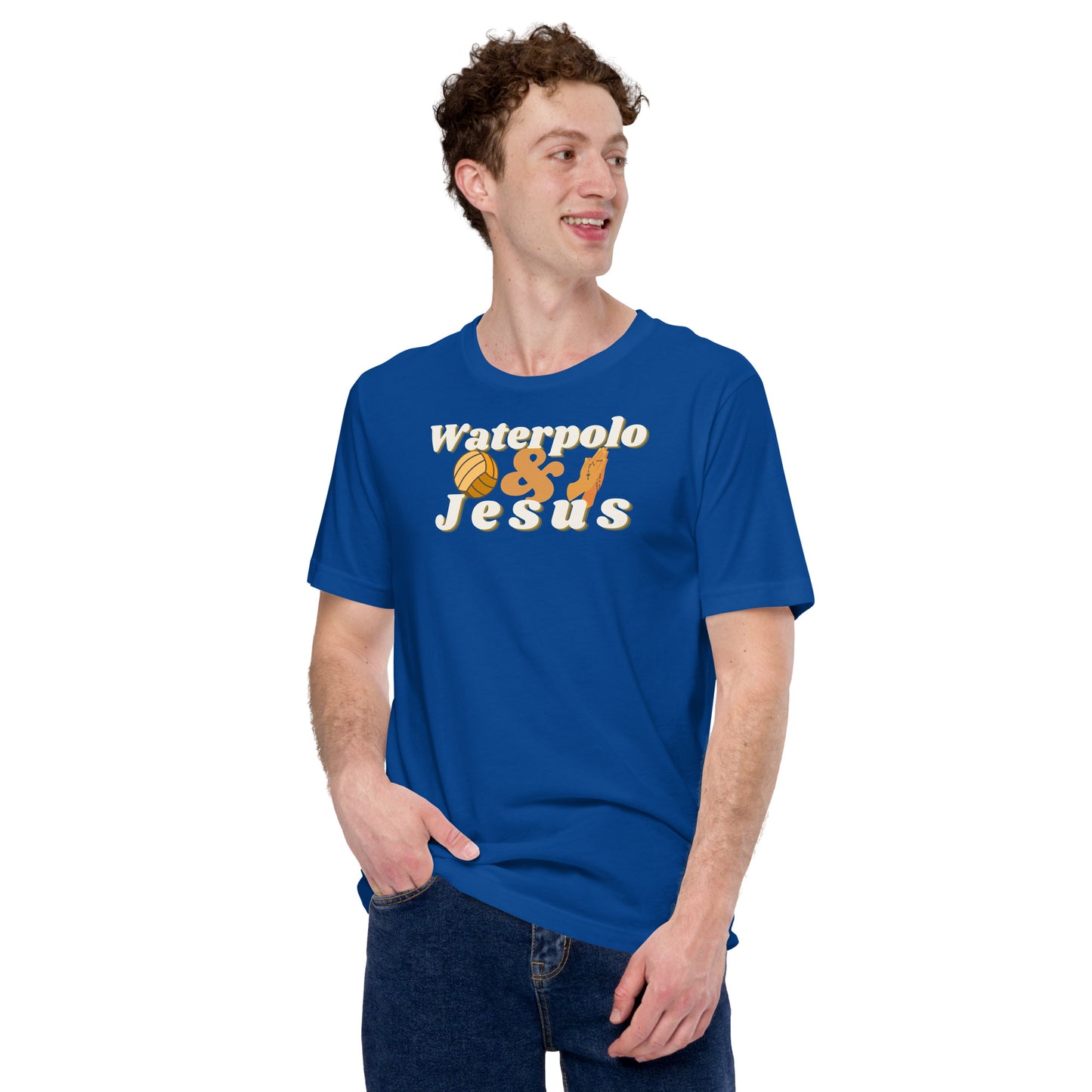 Waterpolo and Jesus - Unisex Soft T-shirt - Bella Canvas 3001