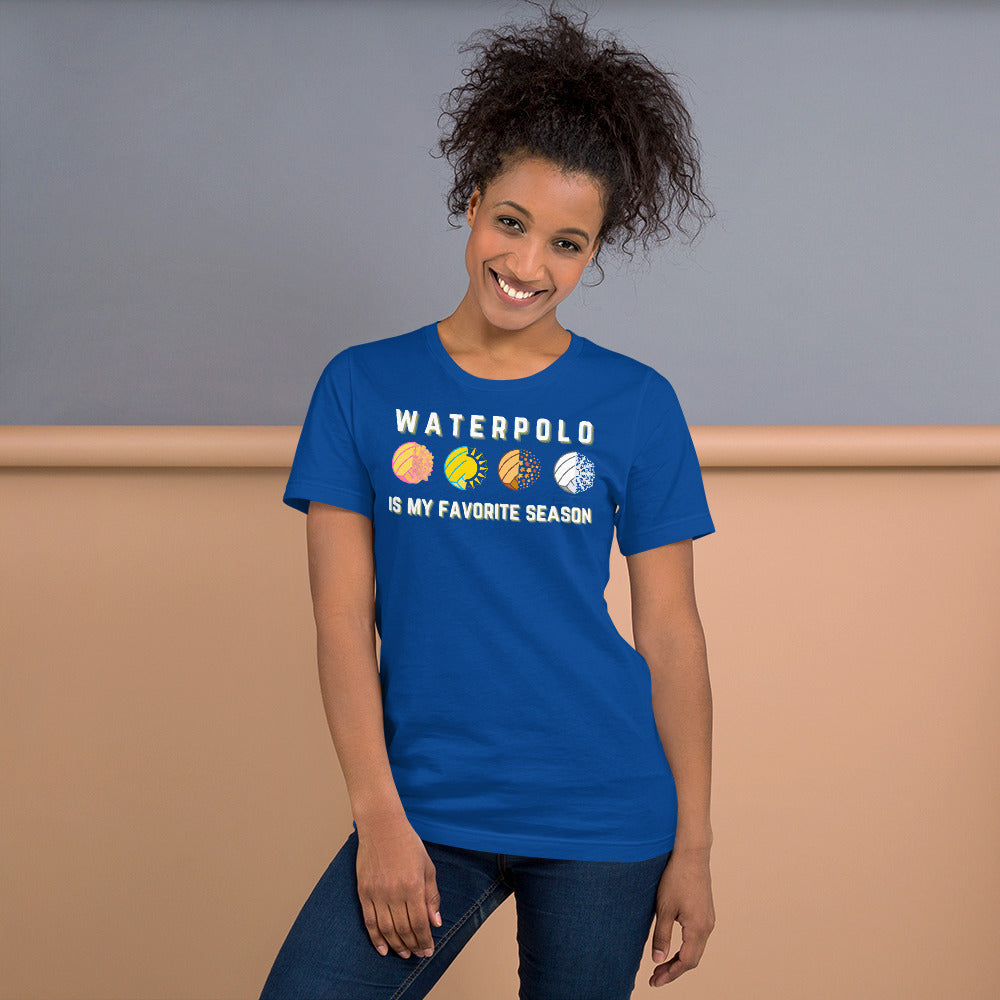 Waterpolo is my Season- Unisex Soft T-shirt - Bella Canvas 3001
