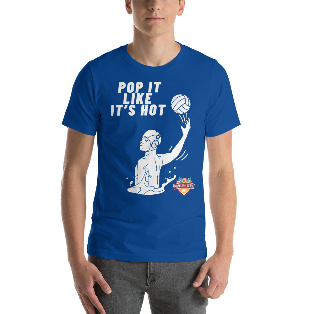 Moonlight Beach WPC Pop it like it’s hot Unisex t-shirt Bella Canvas 3001