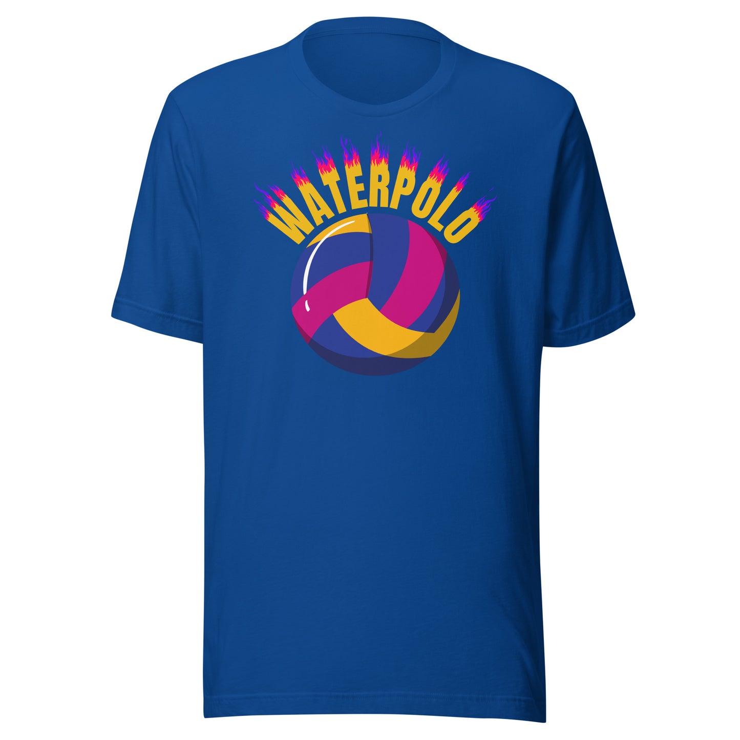 Water Polo on Fire Unisex t-shirt Bella Canvas 3001