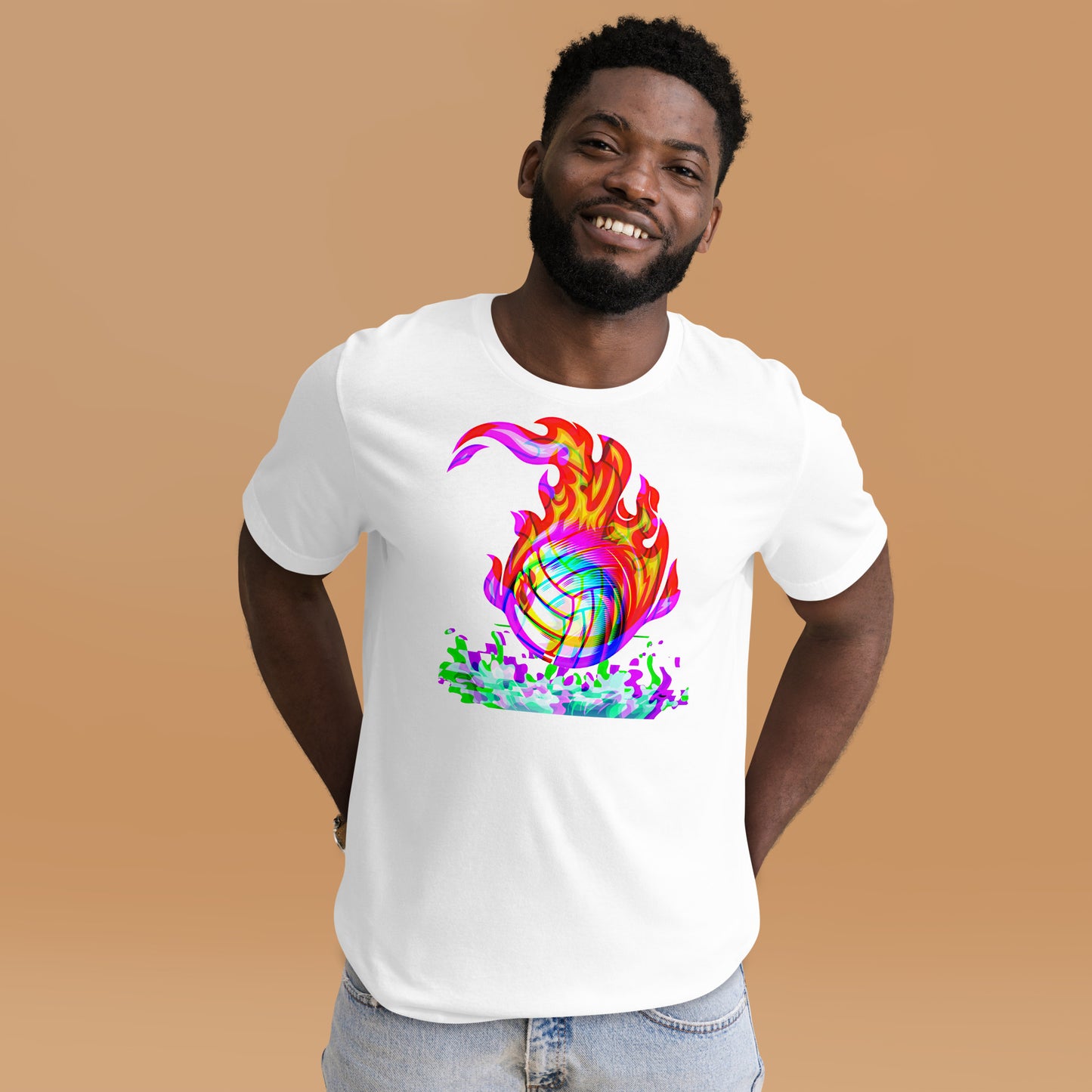 Ball in Flames - Unisex Soft T-shirt - Bella Canvas 3001