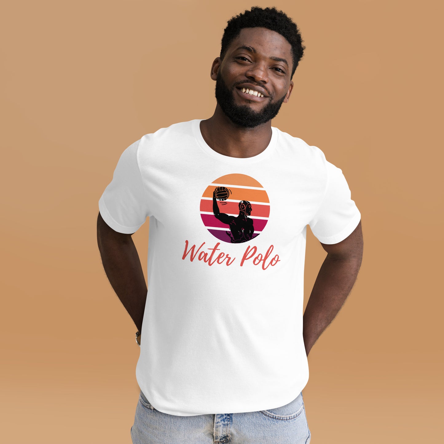 Sunset Male Silhouette Unisex t-shirt Bella Canvas 3001