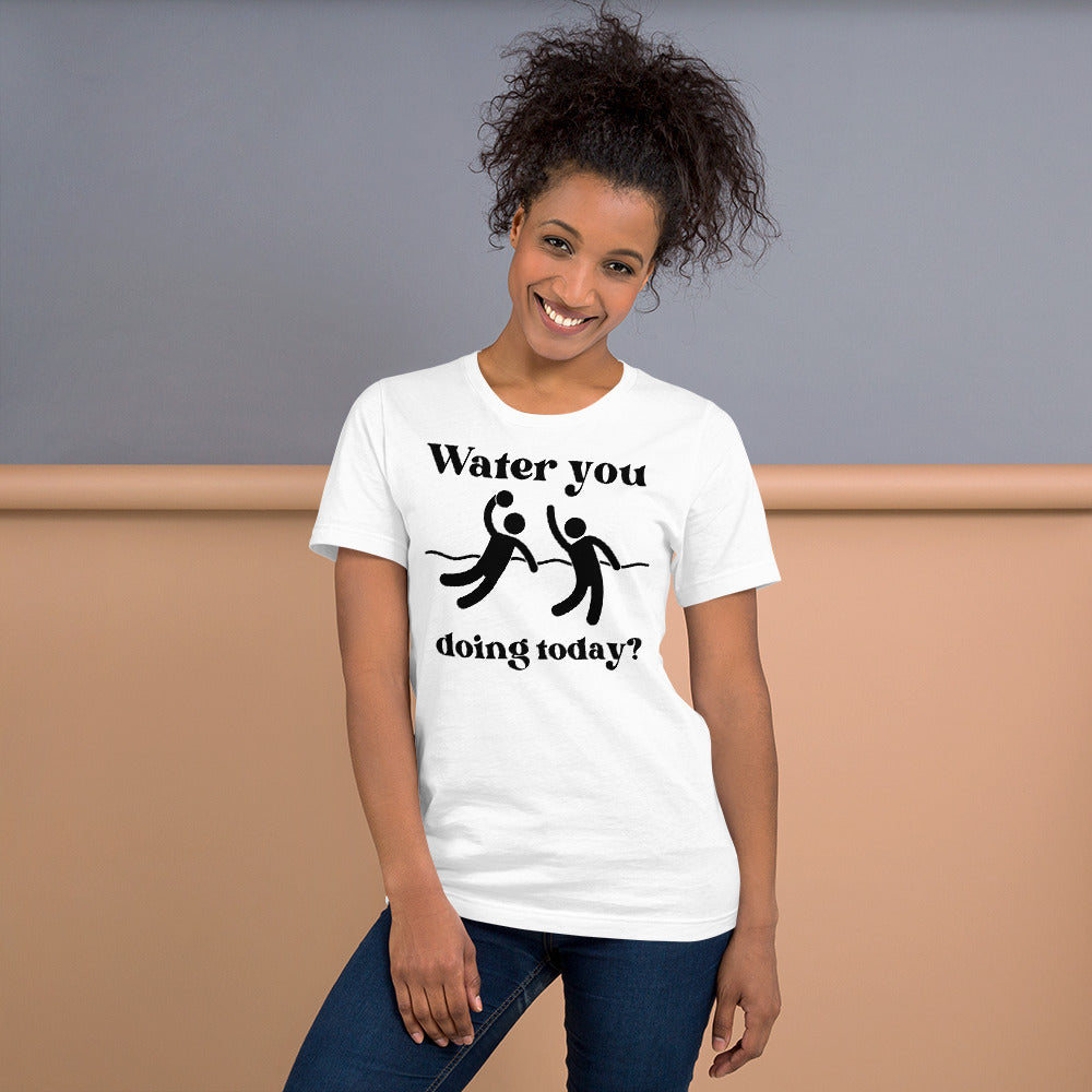 My Best Friend Plays Waterpolo - Unisex Soft T-shirt - Bella Canvas 3001