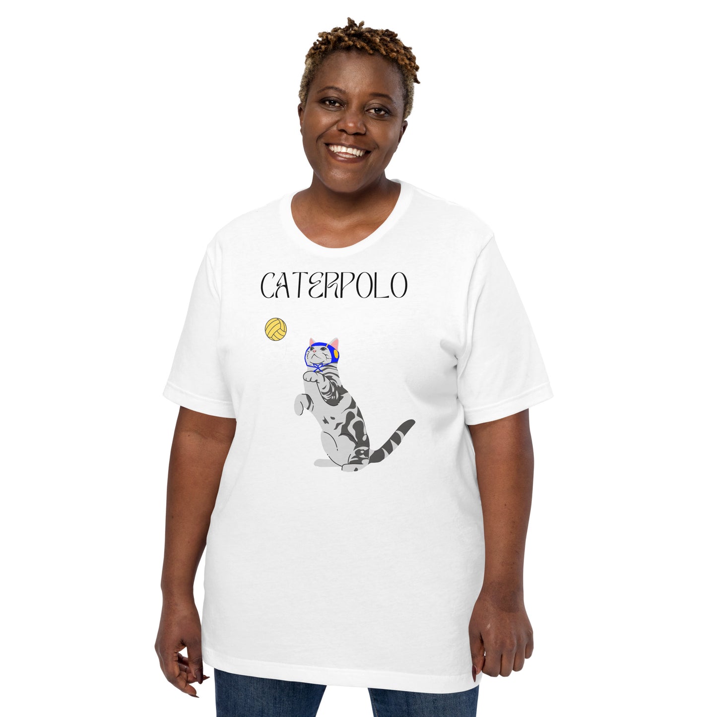 Caterpolo, if cats played waterpolo - Unisex Soft T-shirt - Bella Canvas 3001