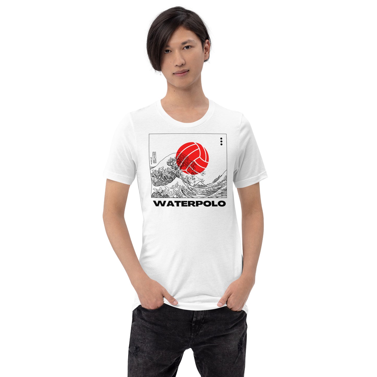 Japanese Art Waterpolo Sunset - Unisex Soft T-shirt - Bella Canvas 3001