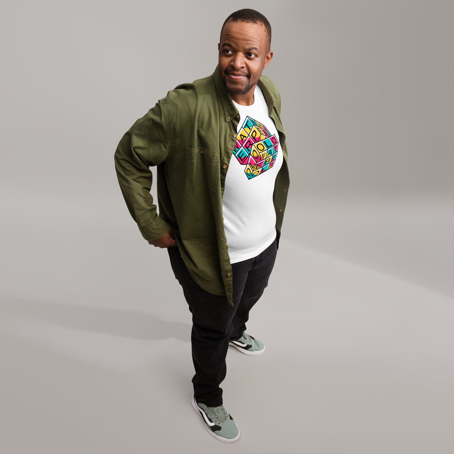 Rubik's Waterpolo Cube - Unisex Soft T-shirt - Bella Canvas 3001