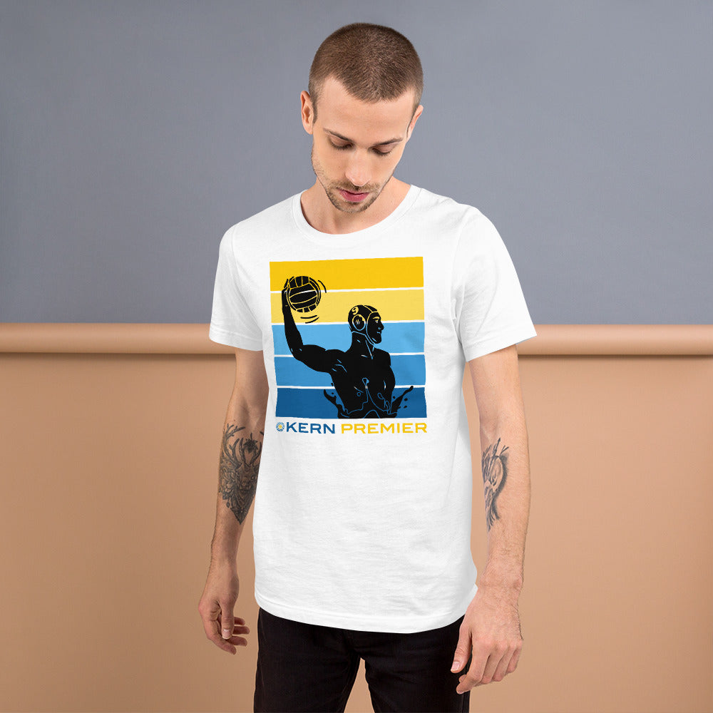 Kern Premier 5 color horizontal square male silhouette - Unisex Soft T-shirt - Bella Canvas 3001