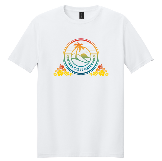 Central Coast - 2026 - Colorful Central Coast Logo + Hibiscus - Center Chest