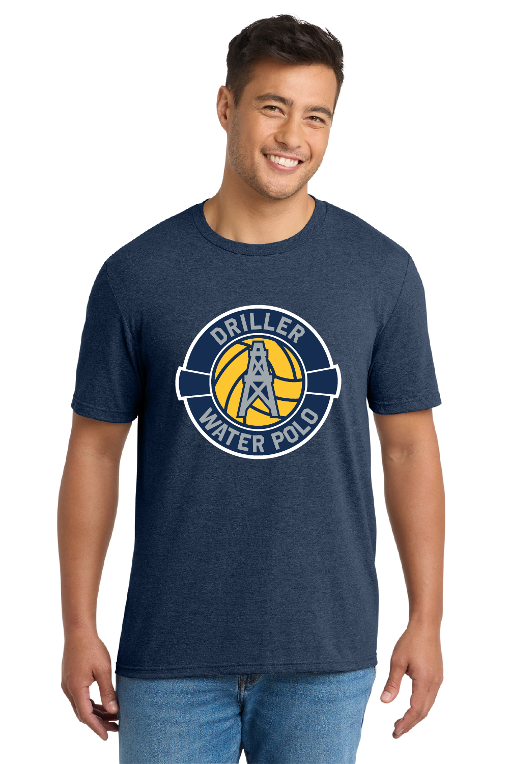 Drillers Waterpolo - Navy Heather Super Soft Tri-Blend TShirt - PC330