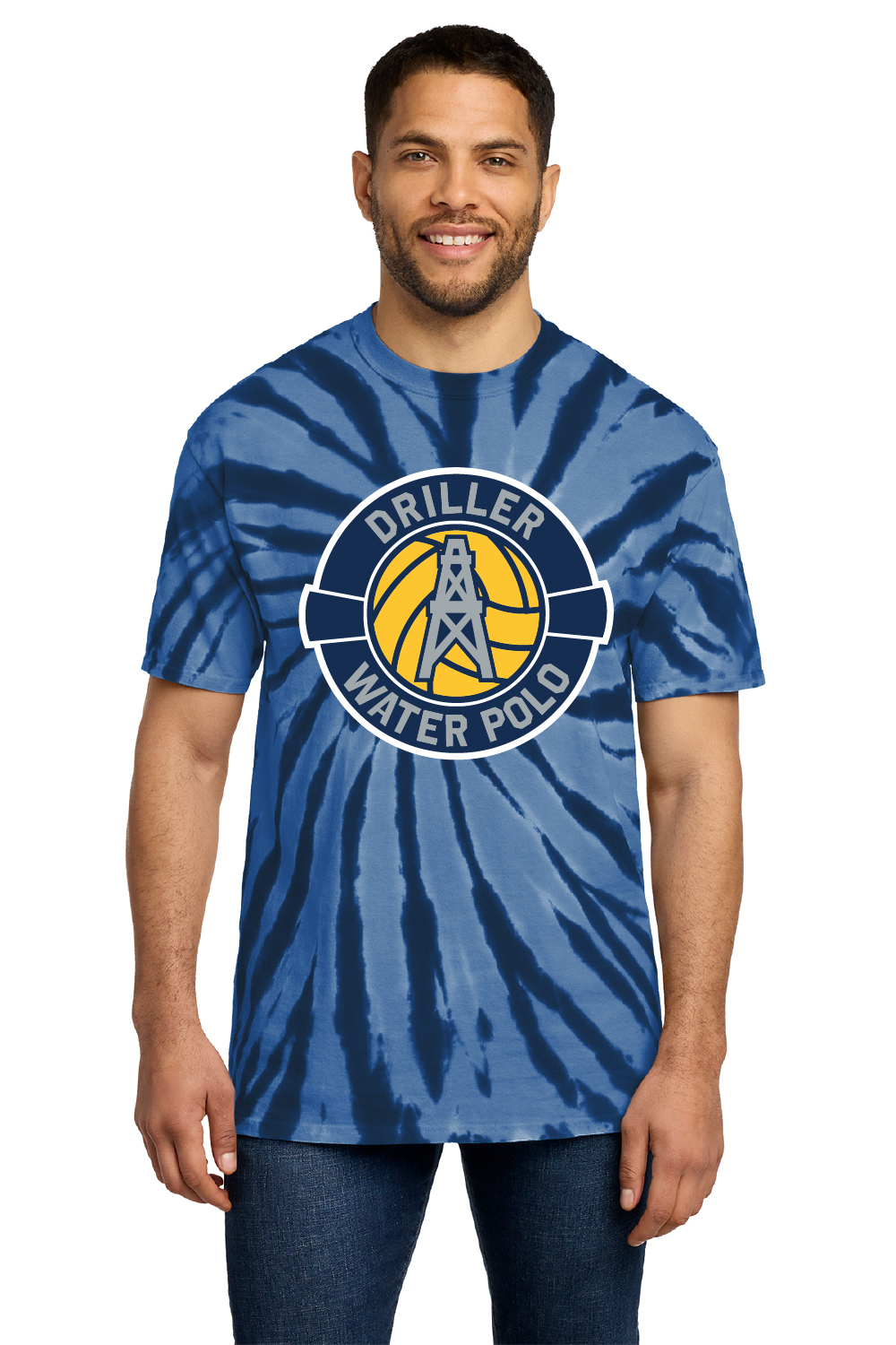 Drillers Waterpolo - Navy Tie-Dye TShirt - PC147