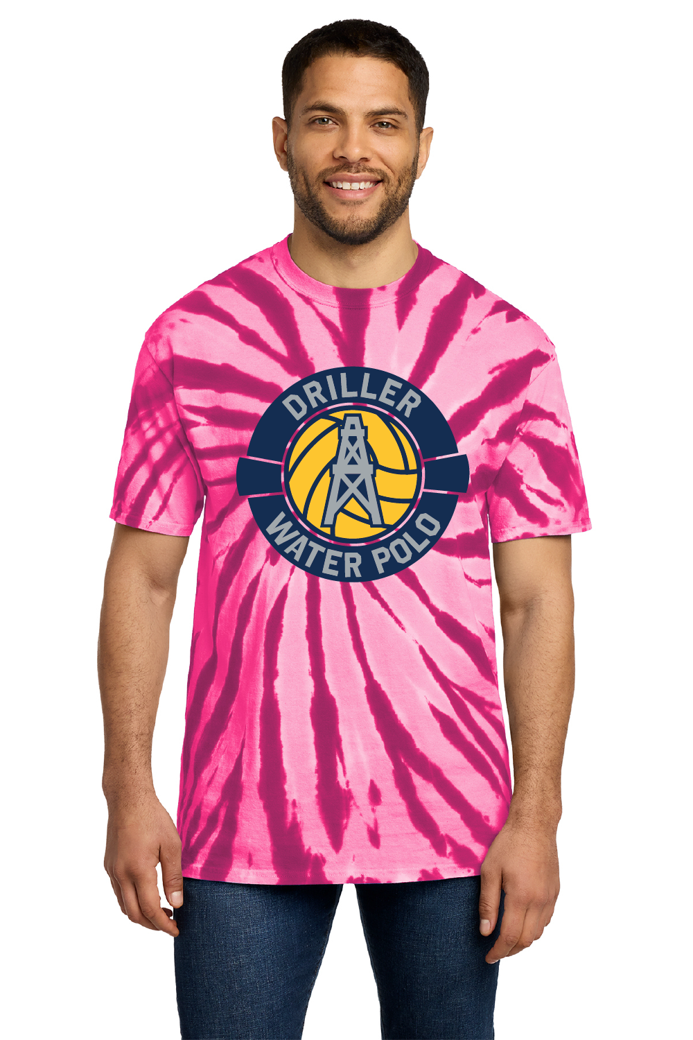 Drillers Waterpolo - Pink Tie-Dye TShirt - PC147