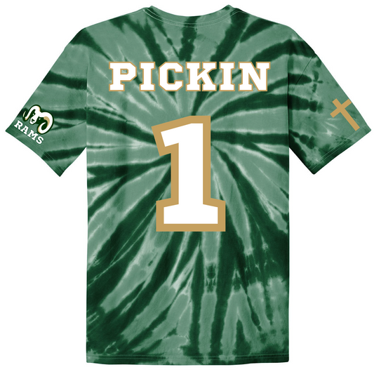 Garces Waterpolo - Tie-Dye Tee - Custom Football Style - PC147