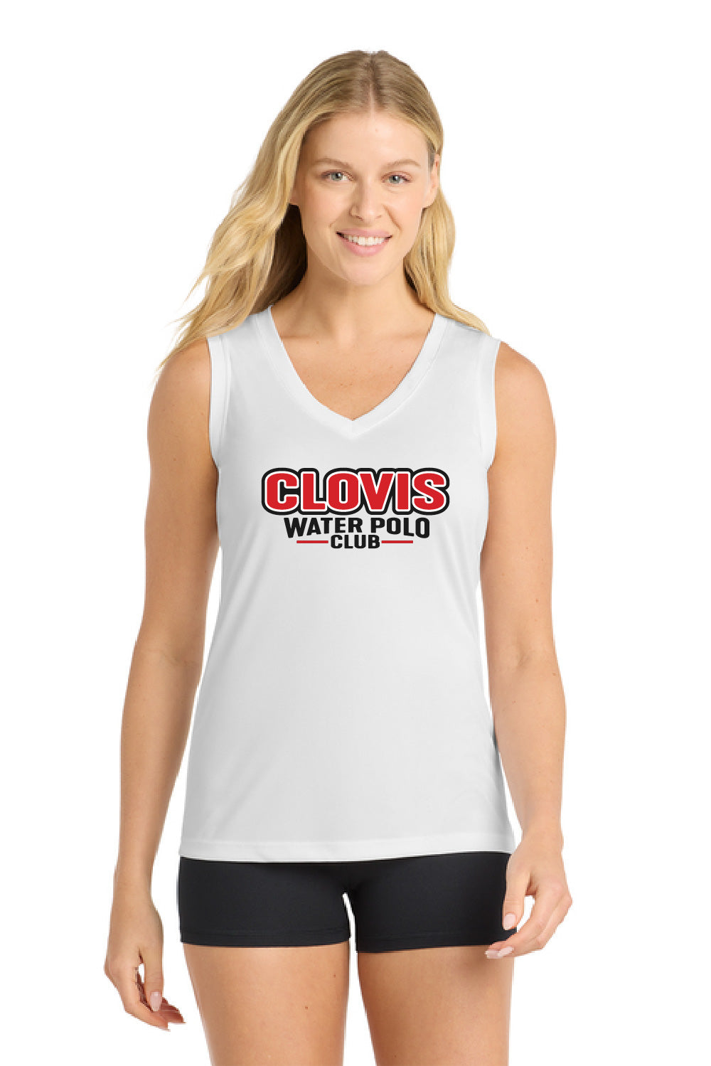 Clovis WPC - LST352 Sport-Tek Women's Sleeveless V-Neck Tee