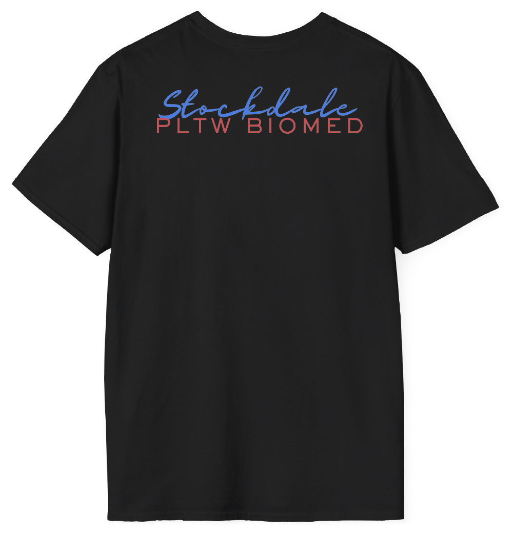 PLTW TShirt - Front  Body Design - Back Text Logo